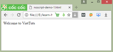 the noscript trong html vi du 1