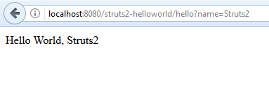 Struts2 - Hello World - 5