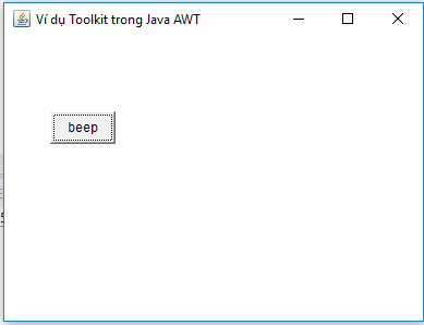 Ví dụ Toolkit trong Java AWT