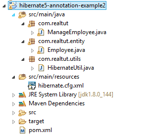 Hibernate 5 Annotation Mapping - SQLServer 2017 Example