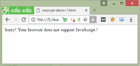 the noscript trong html vi du 1-1
