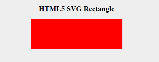 HTML5 SVG Rectabgle