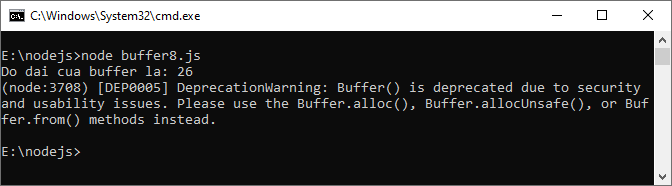 Buffer trong Node.js