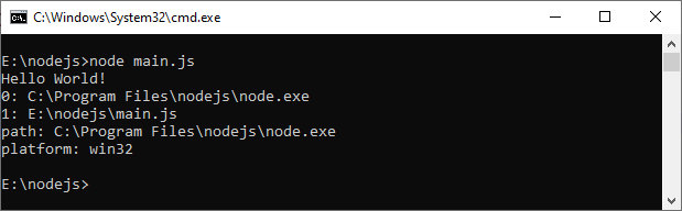 Đối tượng Process trong Node.js