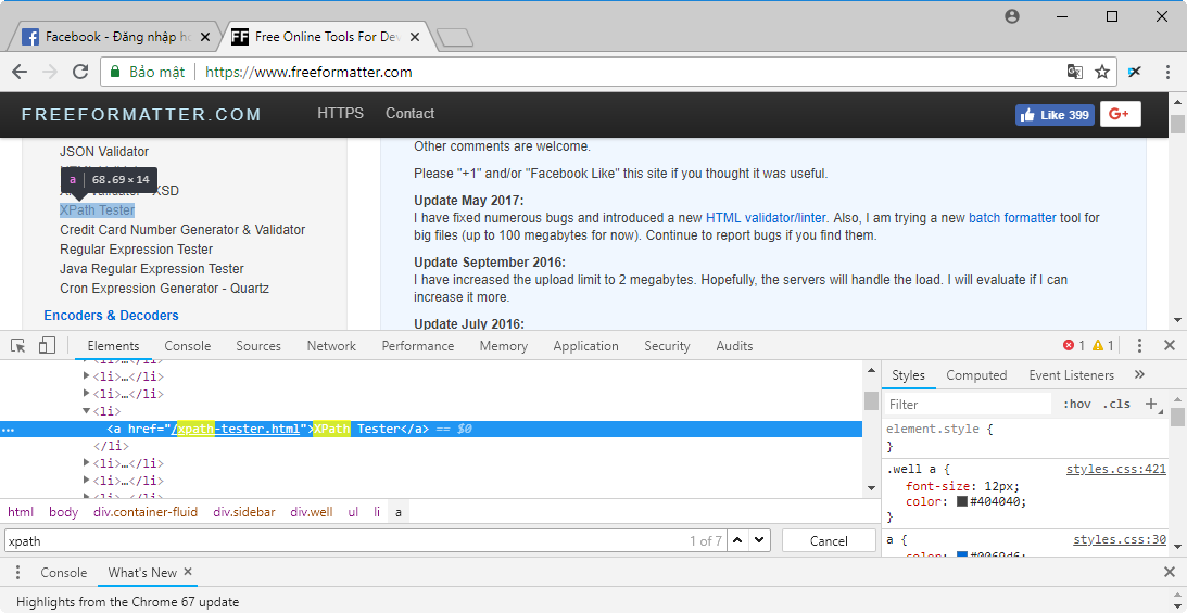 Selenium WebDriver Locators - xác định vị trí phần tử HTML theo link text một phần